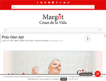 Tablet Screenshot of margotcosasdelavida.com